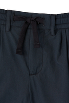 Garment-Dyed Gabardine Shorts